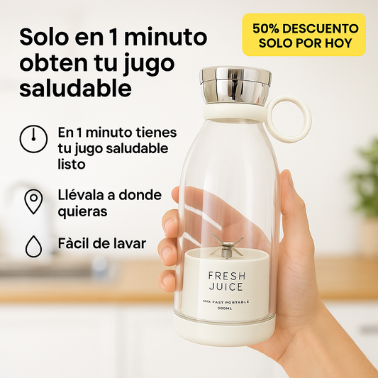 Botella Batidora Juguera Portatil