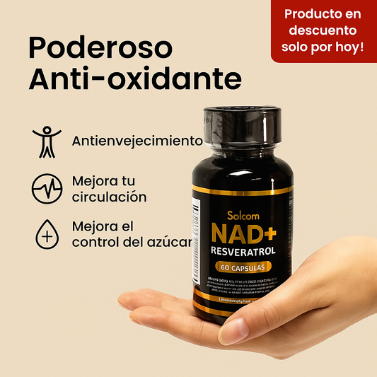 ✨ Resveratrol + NAD⁺ | 60 Cápsulas ✨