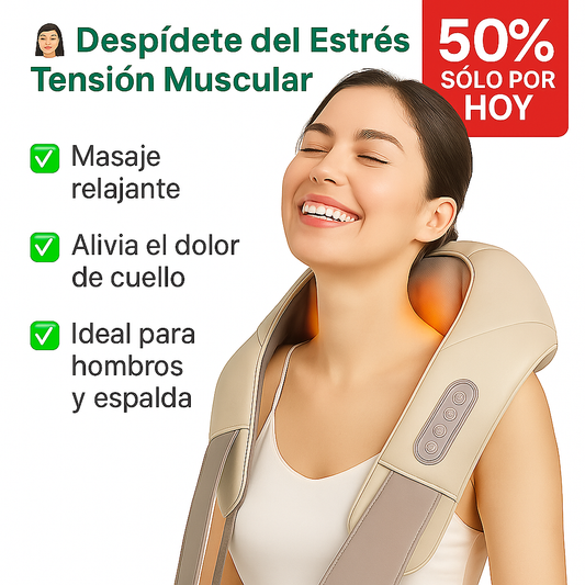 💆‍♂️ Alivio Total para Cuello y Espalda en Minutos ✨